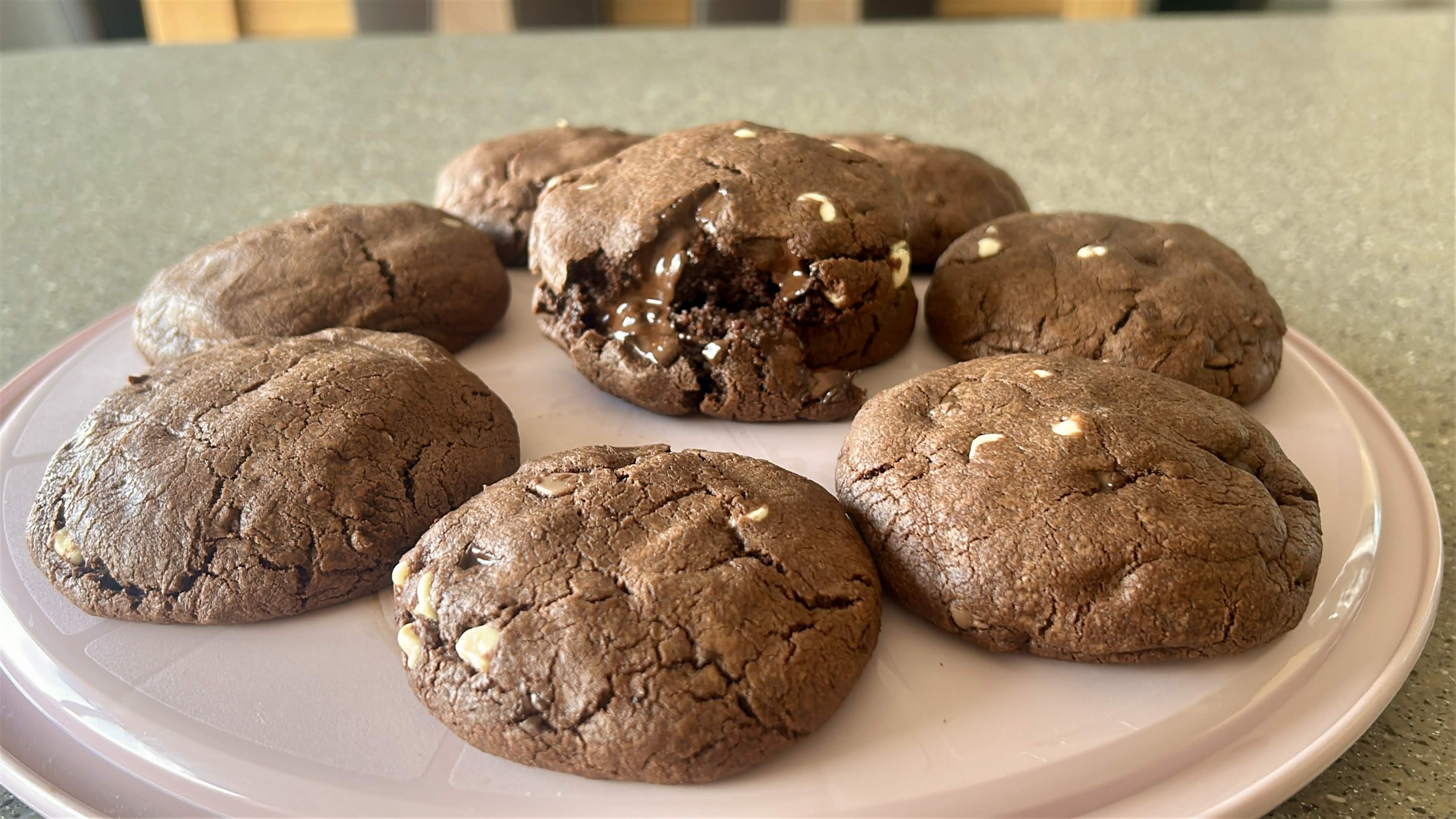 Double chocolate cookies